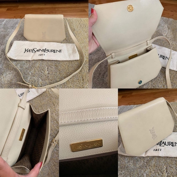 YSL Yves Saint Laurent beautiful vintage bag with gold hardware - Picture 8 of 17